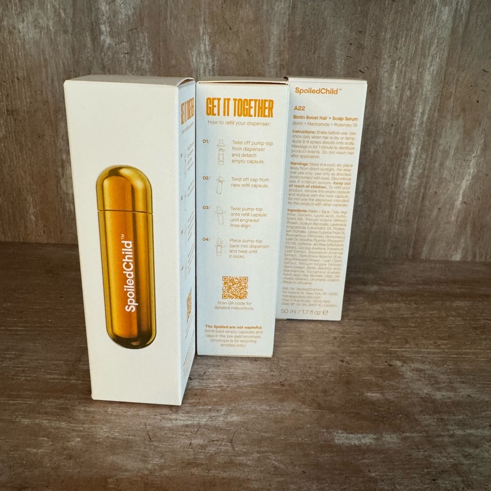 SpoiledChild A22 Biotin Hair Boost + Scalp Serum — Refill